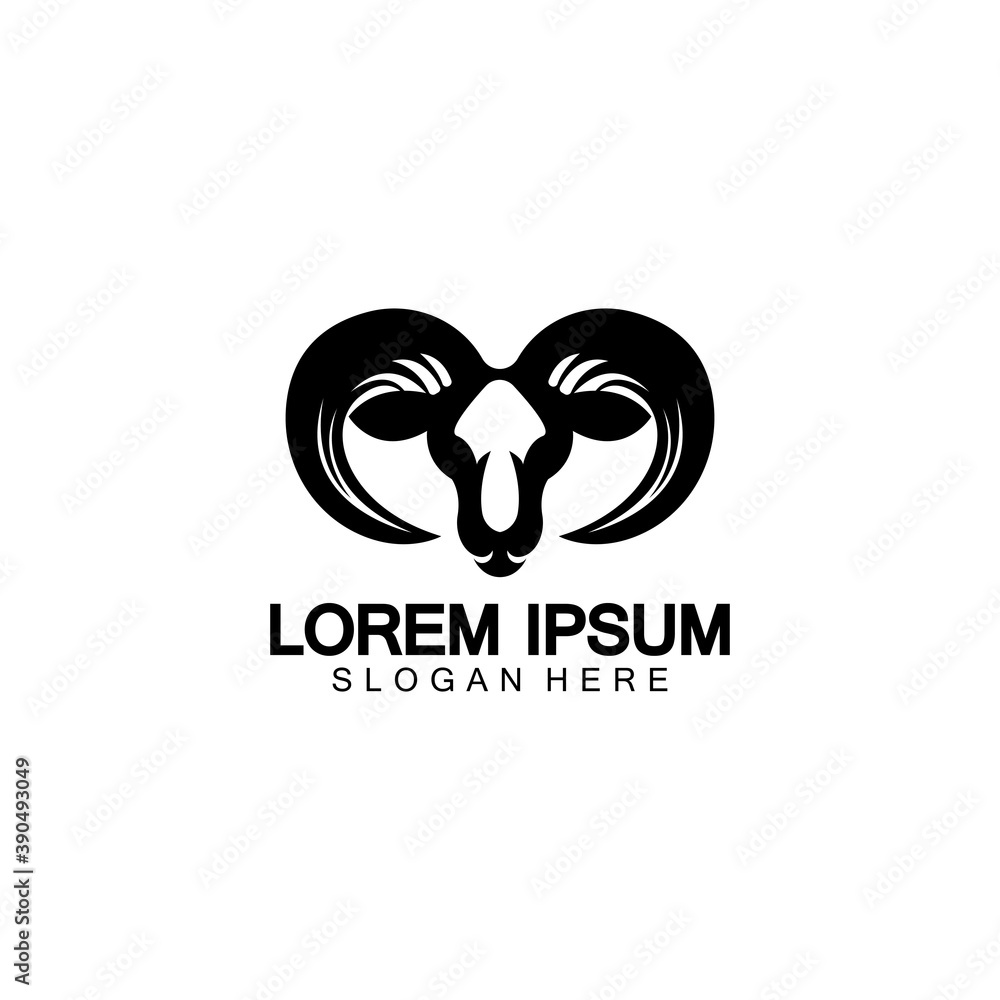 Goat Logo Template vector icon Goat Logo Template vector icon