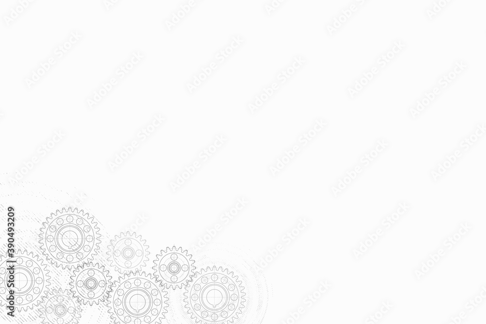 Technical background. Abstract parts of engine. Vector illustration. Technical background. Abstract parts of engine. Vector illustration.