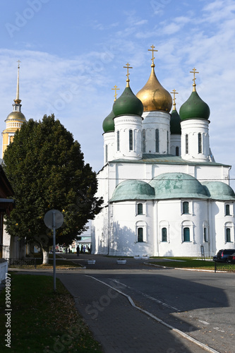 Temples in the historical part of the city of Kolomna.