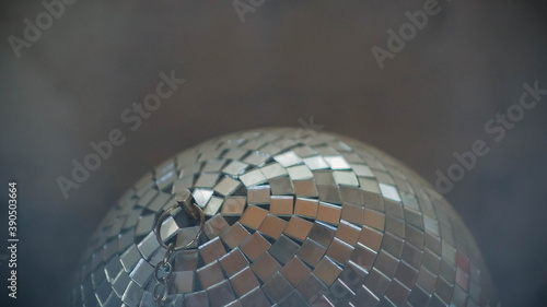 blue disco ball