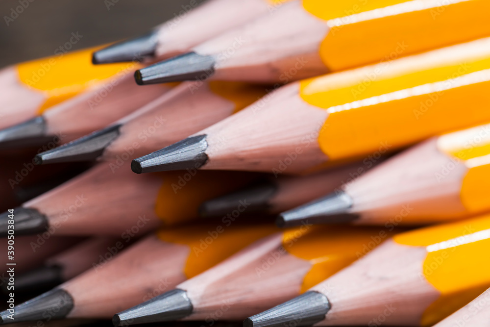 solid color wooden pencils with gray lead solid color wooden pencils with gray lead