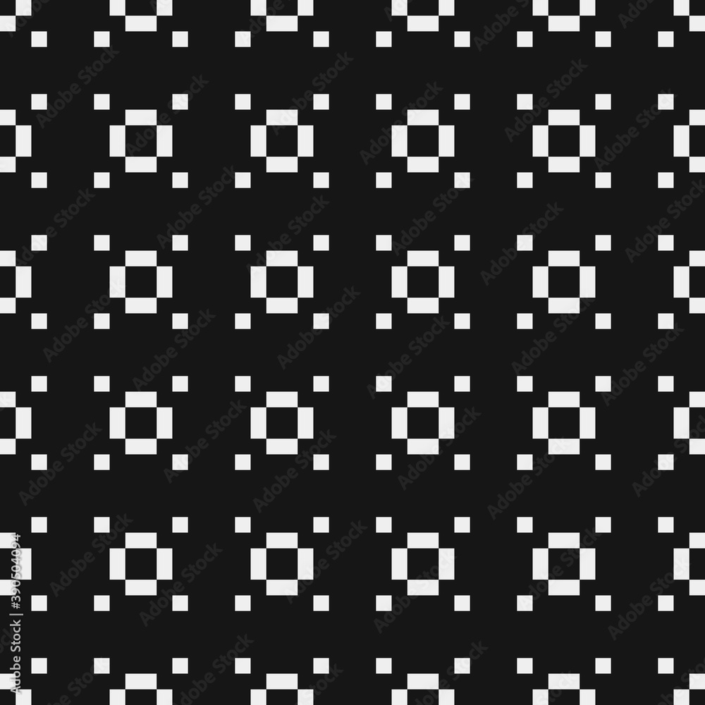 Fototapeta premium Abstract Cross Pattern Dots Logo generative computational art illustration