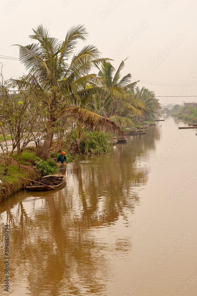 Φωτογραφία View of paddy field area in the northern part of Vietnam