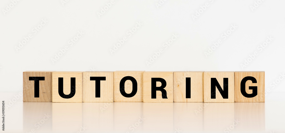TUTORING word on block concept TUTORING word on block concept