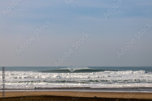 Big Waves Breaks in Northern California near San Francisco