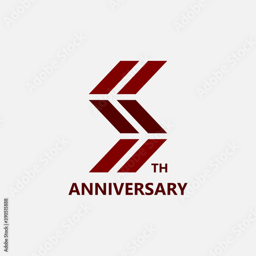 Free Download FIVE YEARS ANNIVERSARY LOGO SUITABLE FOR COMPANY OR COMMUNITY ANNIVERSARY LOGO - GFXLoad