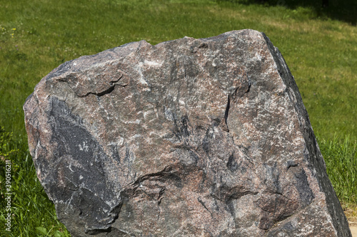Картината върху платно the structure of a real large stone