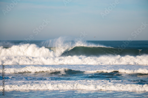 Big Waves Breaks in Northern California near San Francisco