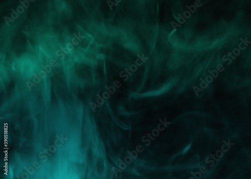 Blue smoke abstract