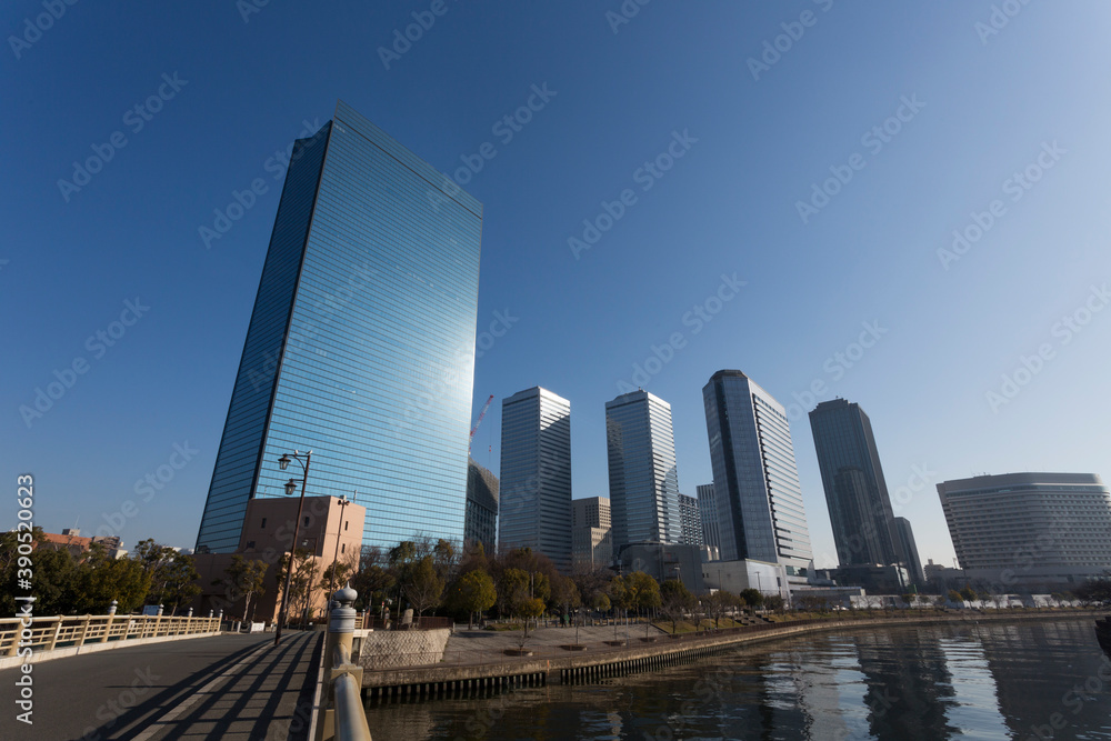 大阪ビジネスパークのビル群