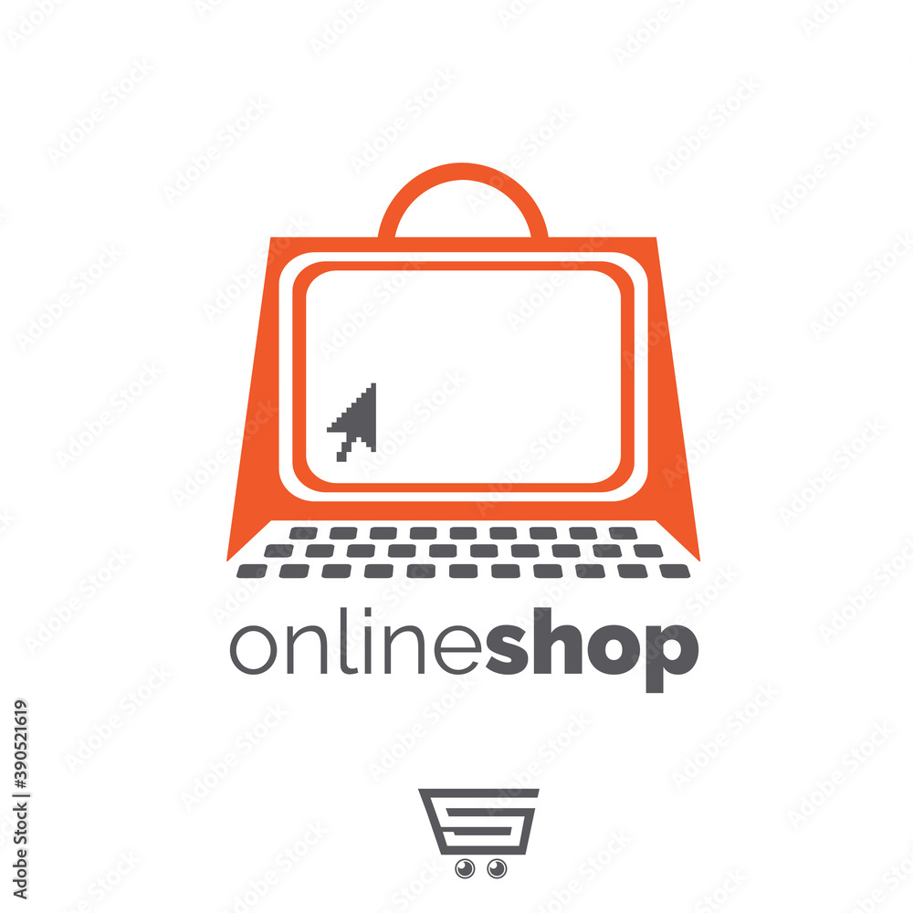 Online shop symbol set consumerism concept vector Online shop symbol set consumerism concept vector