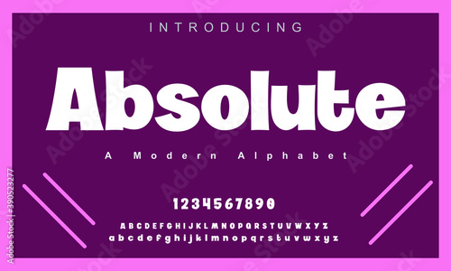 Absolute font. Elegant alphabet letters font and number. Classic Lettering Minimal Fashion Designs. Typography modern serif fonts regular uppercase lowercase and numbers. vector illustration