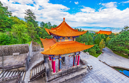 Pavilion in Chongsheng Temple  Dali  Yunnan  China