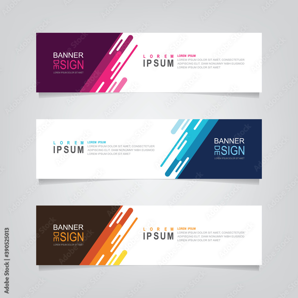 Vector abstract design web banner template. Web Design Elements Vector abstract design web banner template. Web Design Elements
