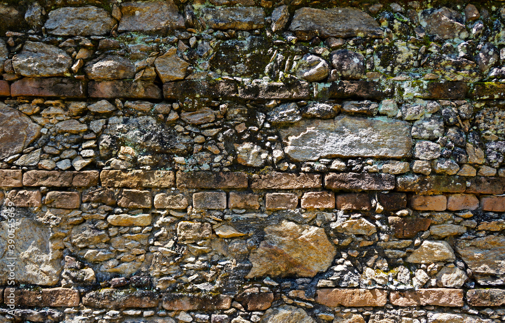 Ancient stone wall texture background