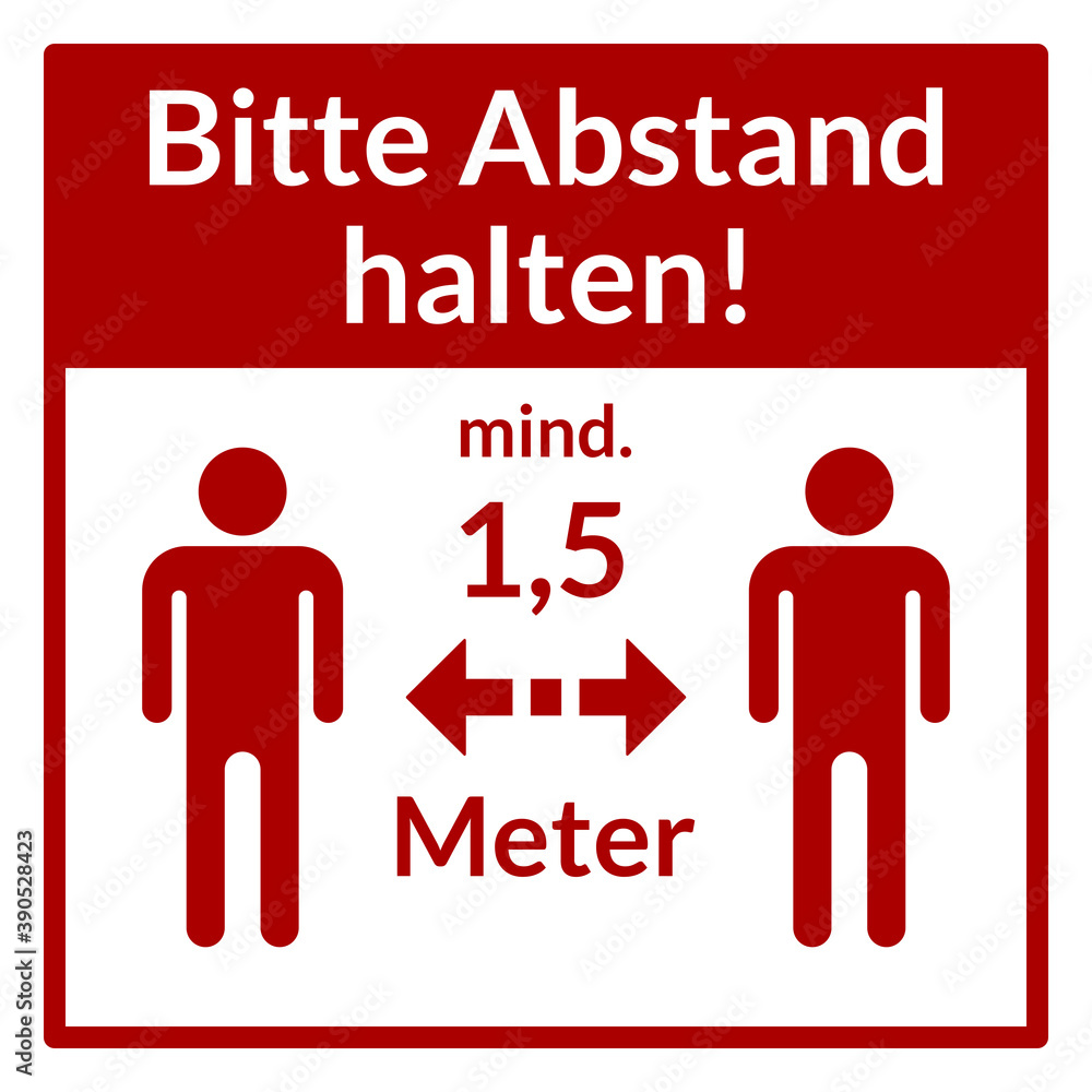 Bitte Abstand halten ( Bitte Abstand halten (