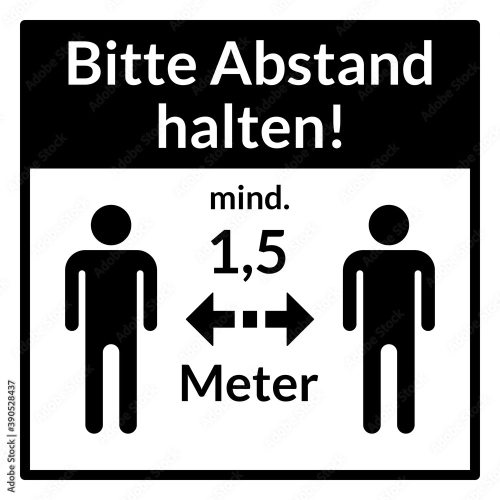 Bitte Abstand halten ( Bitte Abstand halten (
