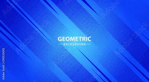 Blue abstract halftone background design