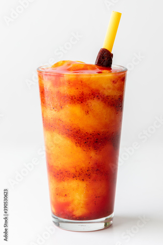 Chamoyada. Smoothie made of mango, chamoy (mexican sauce) and ice.