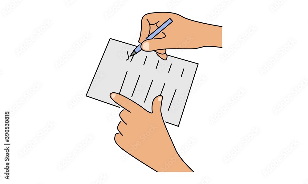 Businessman hand sign business contract paper sheet Businessman hand sign business contract paper sheet