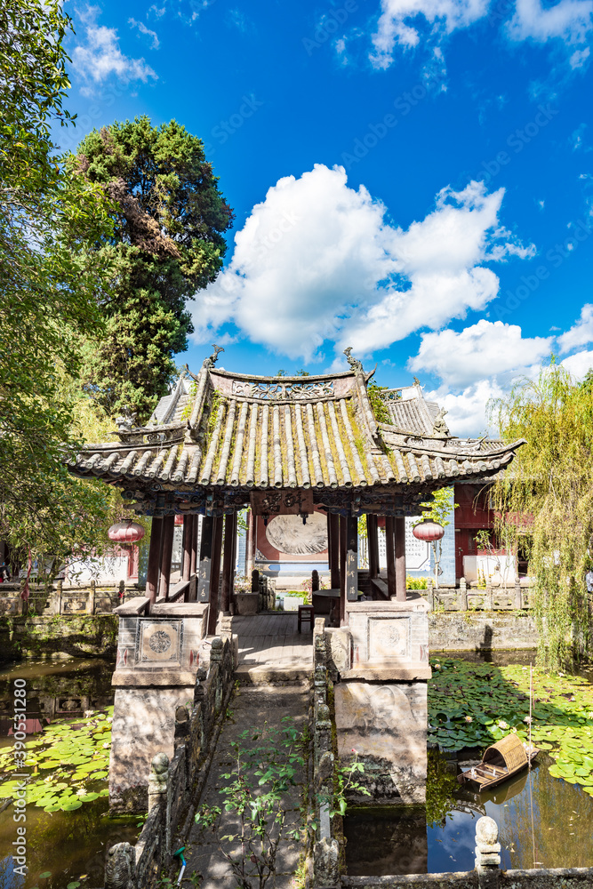Wenlong Pavilion in Wenchang Palace, Weibao Mountain, Dali, Yunnan, China Wenlong Pavilion in Wenchang Palace, Weibao Mountain, Dali, Yunnan, China