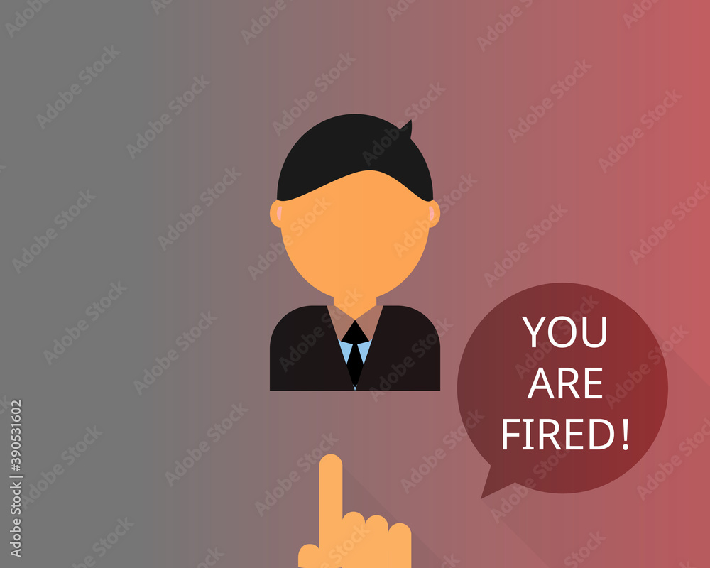 you are fired conversation vector you are fired conversation vector