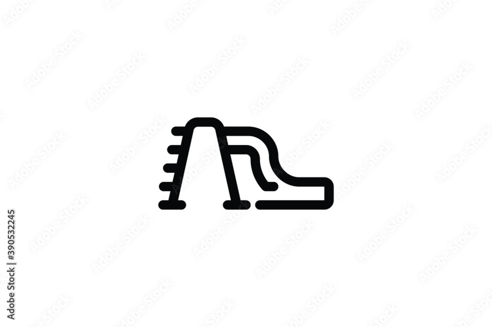 Playground Outline Icon - Slide Playground Outline Icon - Slide
