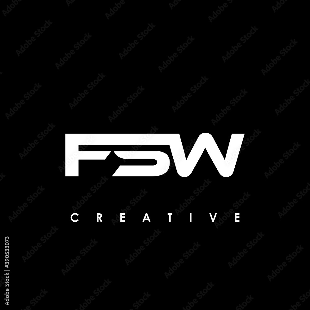 FSW Letter Initial Logo Design Template Vector Illustration
FSW Letter Initial Logo Design Template Vector Illustration