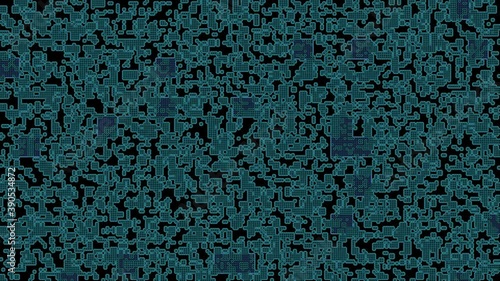 Digital block transition_blue_003