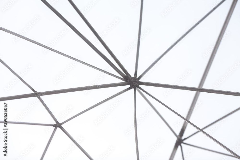 Obraz premium Metallic web. Abstract urban background