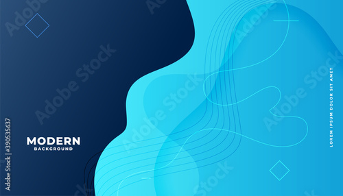 modern blue fluid gradient background with curvy shapes