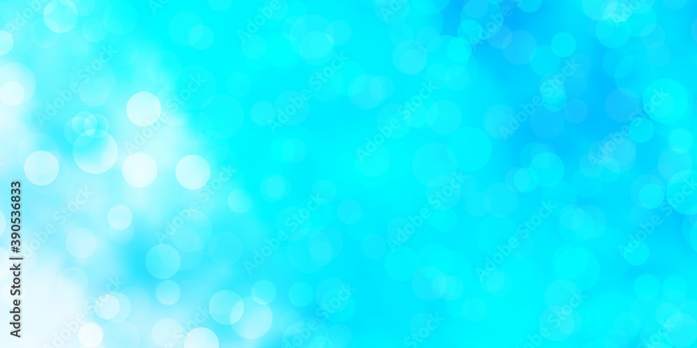Light BLUE vector background with circles. Light BLUE vector background with circles.