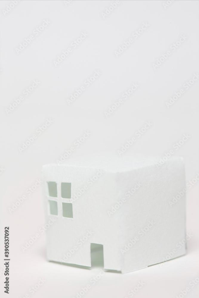 Obraz premium ペーパークラフトの家