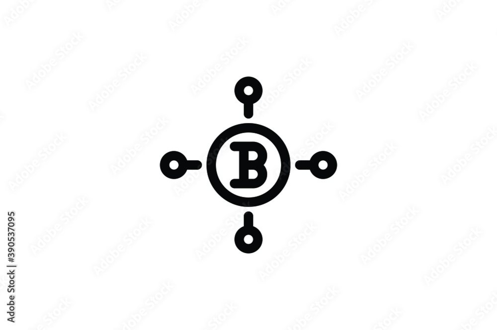 Bitcoin Outline Icon - Bitcoin Bitcoin Outline Icon - Bitcoin