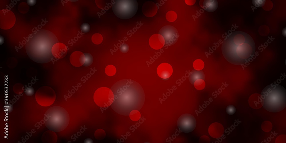Dark Orange vector background with circles, stars. Dark Orange vector background with circles, stars.