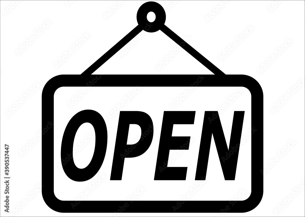 Open icon,vector illustration. Flat design style. vector Open icon illustration isolated on White background, Open icon Eps10. Open icons graphic design vector symbols Open icon,vector illustration. Flat design style. vector Open icon illustration isolated on White background, Open icon Eps10. Open icons graphic design vector symbols