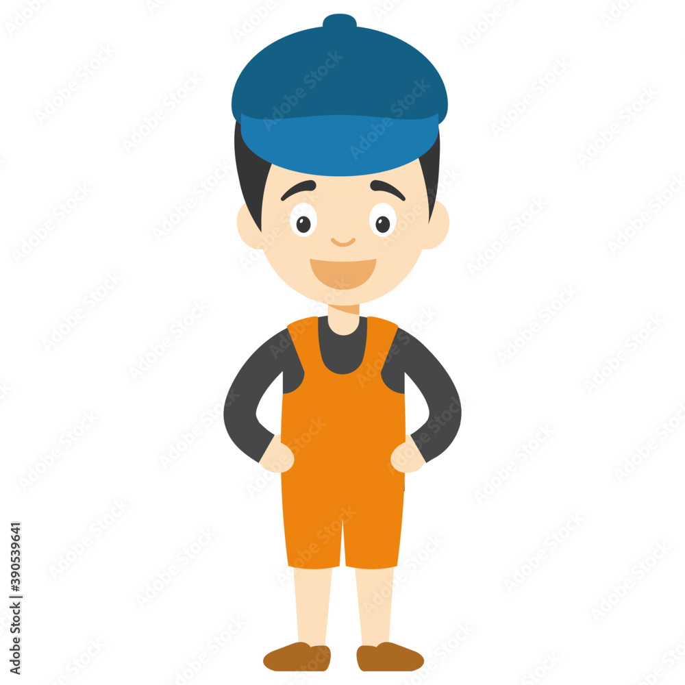 
Cartoon or animated boy character 
