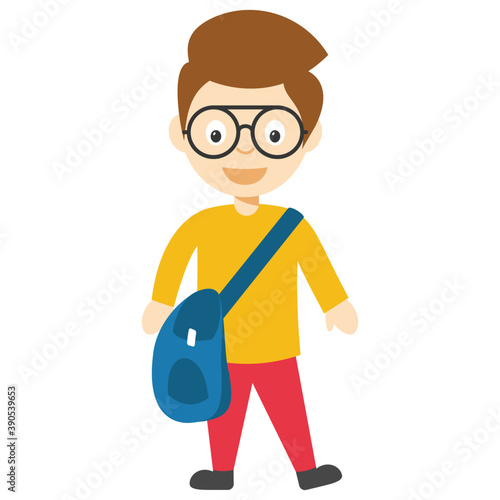 
Cartoon or animated boy character 
