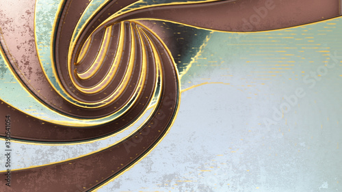 Принти на полотні Liquid art texture