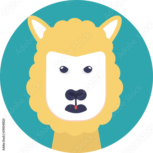 
Lamb, it may refer to a young sheep 
