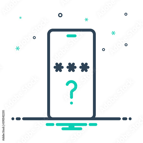 Mix icon for forget