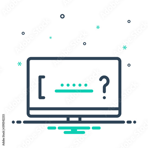 Mix icon for forget