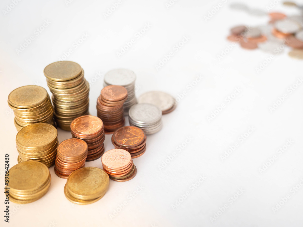 Gold coins, and silver coins are savings that are brought together in layers of money. Gold coins, and silver coins are savings that are brought together in layers of money.