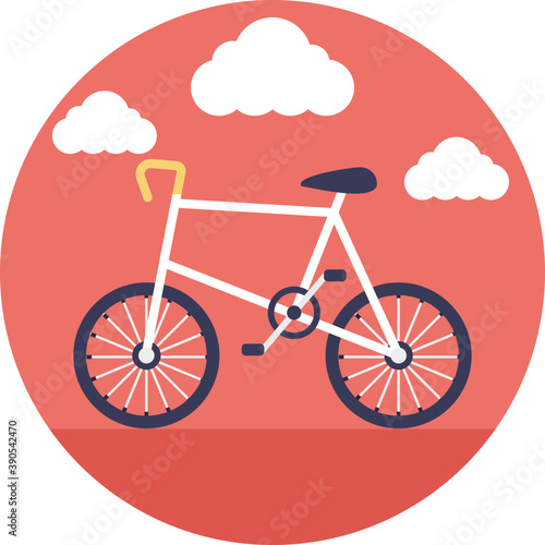 
Bicycle sport and transport symbol
