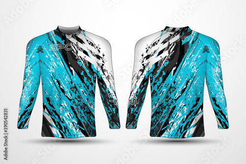 T-shirt template  sport jersey design