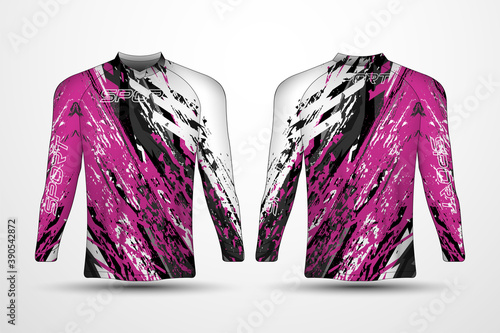 T-shirt template  sport jersey design