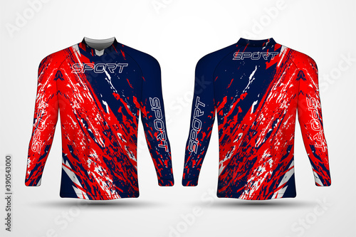 T-shirt template  sport jersey design