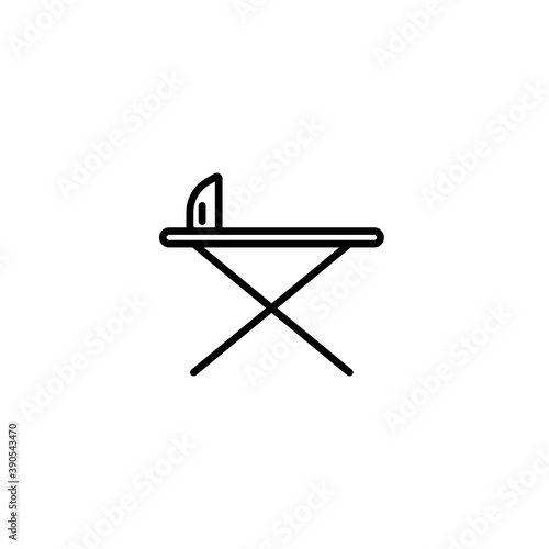 ironing board icon vector