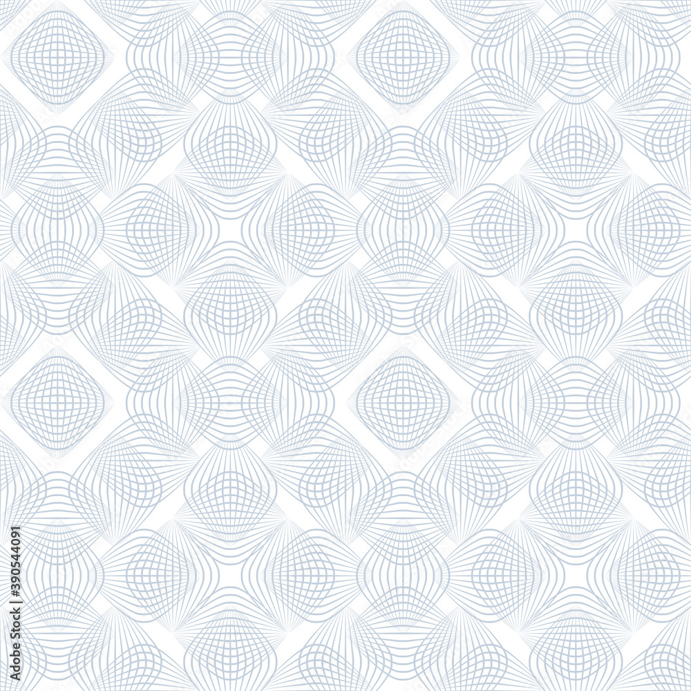 white repetitive background. gray vector arcs. abstract seamless pattern. fabric swatch. wrapping paper. continuous print. geometric shapes. design element for textile, decor, apparel, phone case