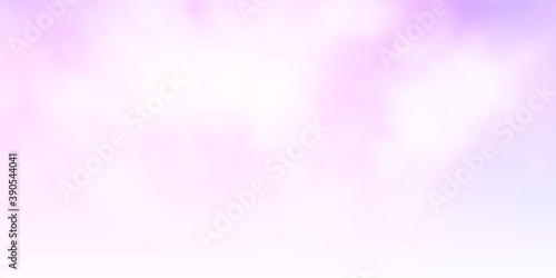 Light Purple, Pink vector template with sky, clouds.